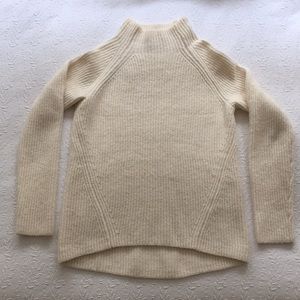 Ivory/Cream Madewell Mock Neck Sweater